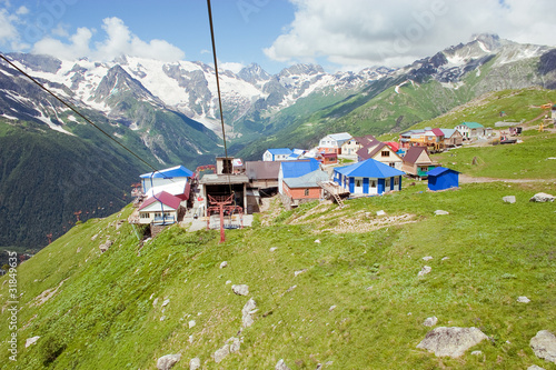 Caucasus Mountains. Region Dombay photo