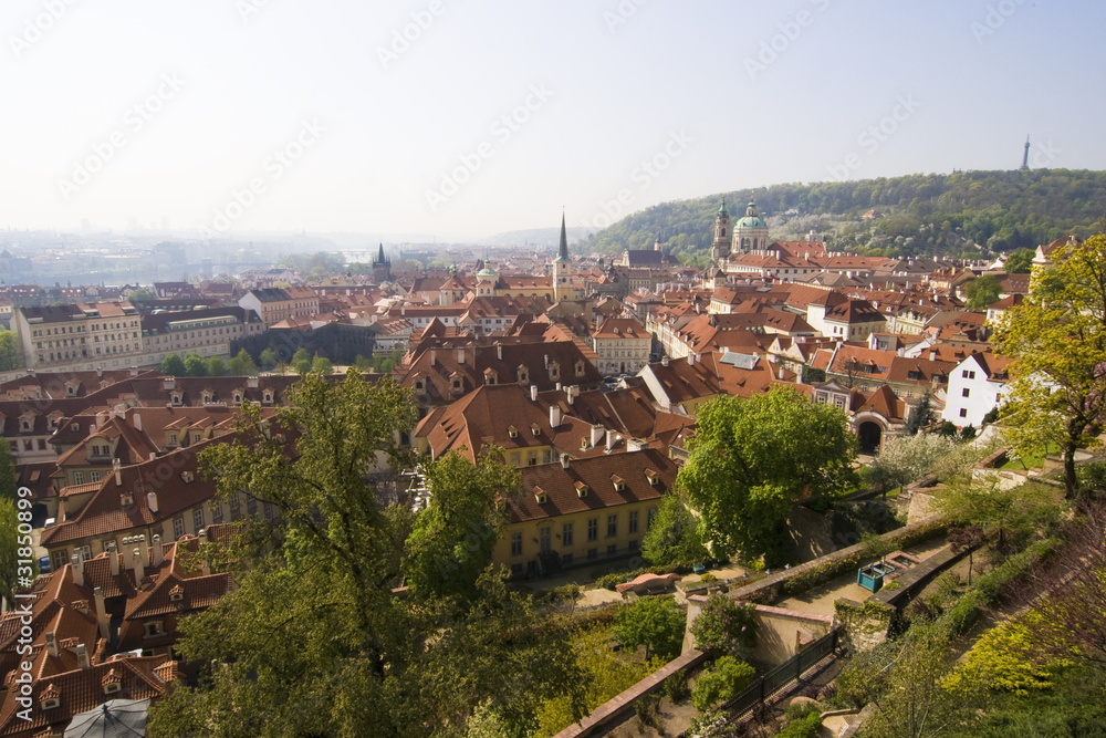 Prague seen from castle - Czech Republic