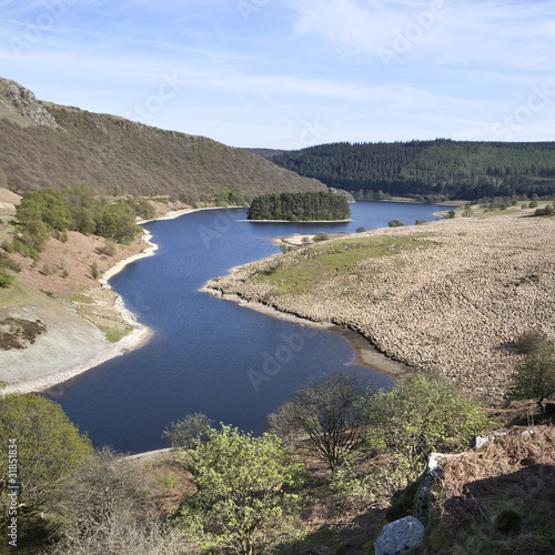 Pen y Garreg reservoir, Elan Valley in Wales photo