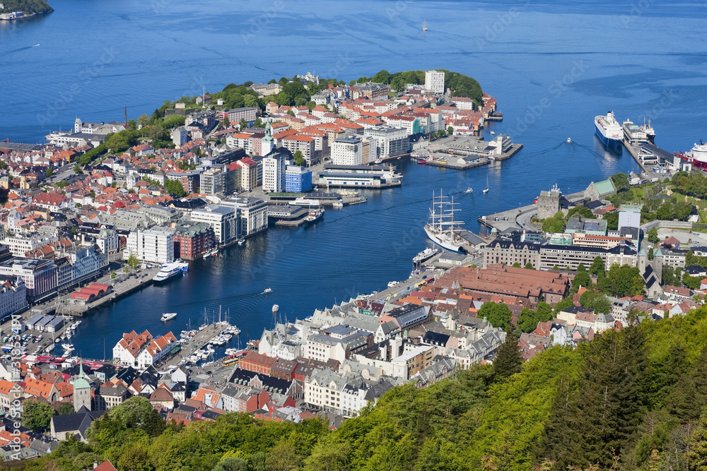 View of Bergen