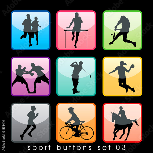 Sport buttons set.04