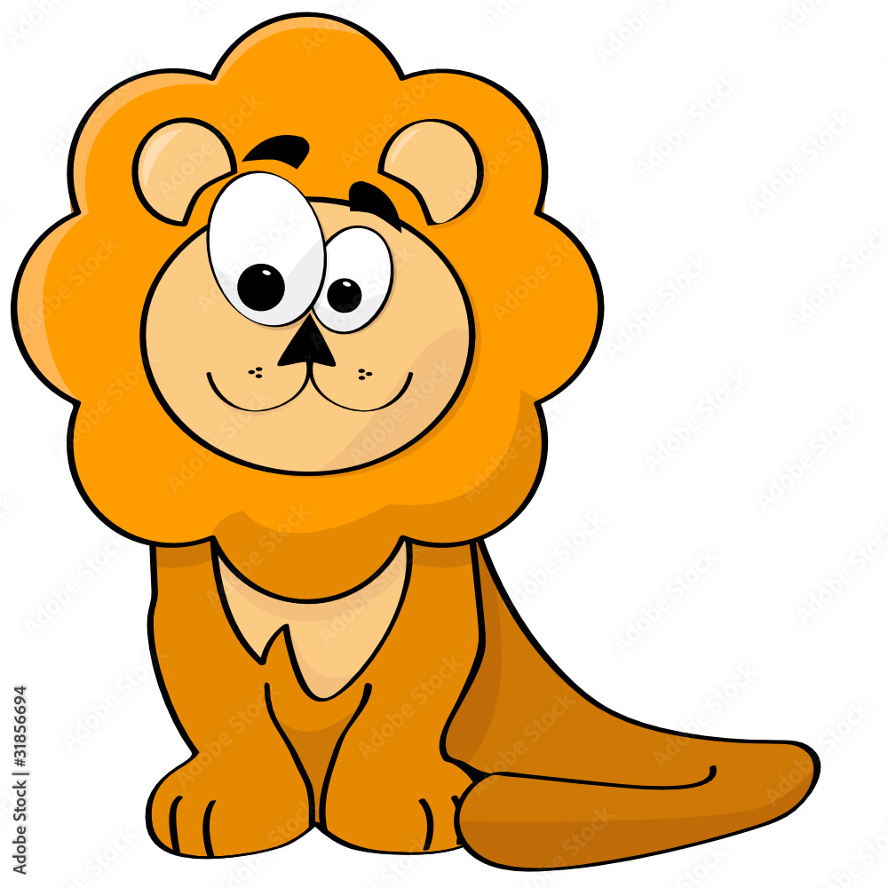 Cartoon lion Cartoon lion
