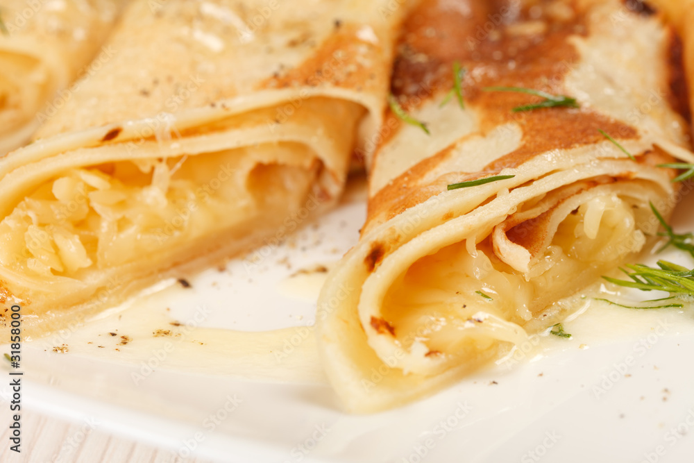 pancakes with cheese pancakes with cheese