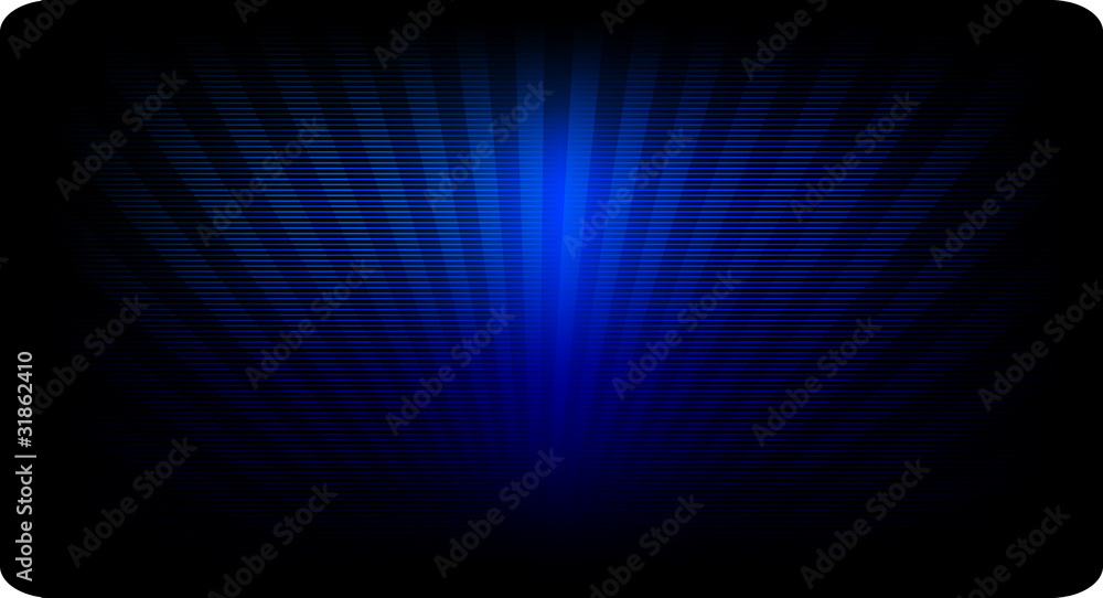 Vector abstract banners. Blue wave and line