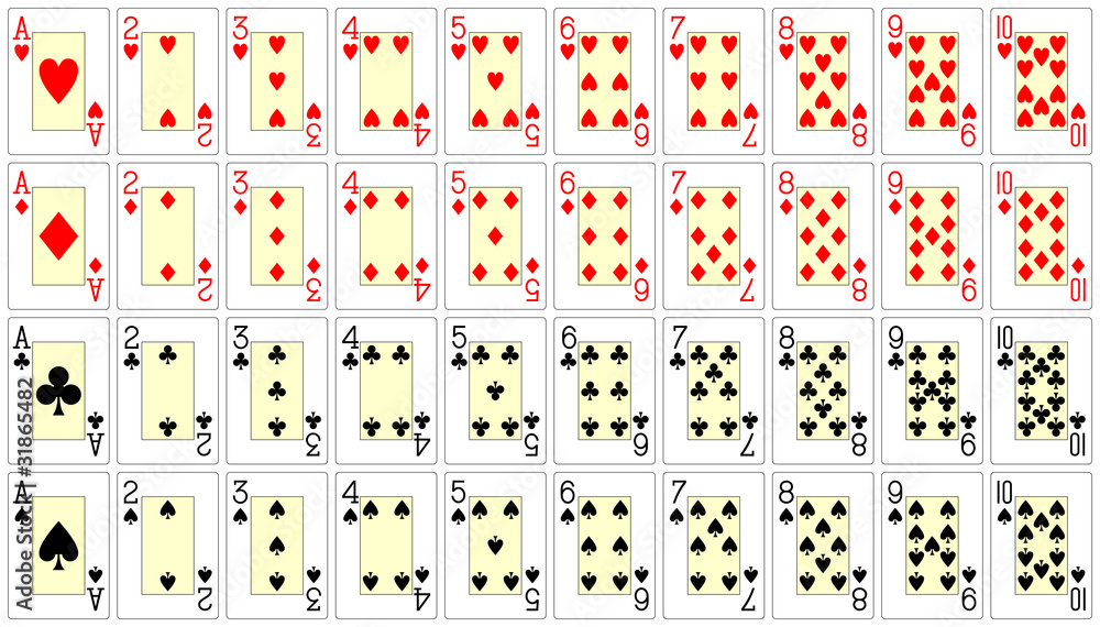 Súvisiaci obrázok  Deck of cards, Playing card deck, Printable playing  cards