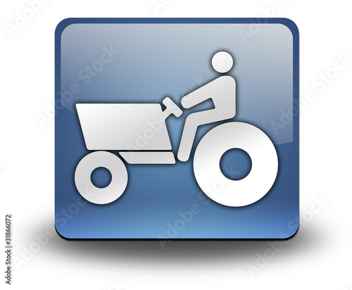 3D Effect Icon "Tractor" © mindscanner