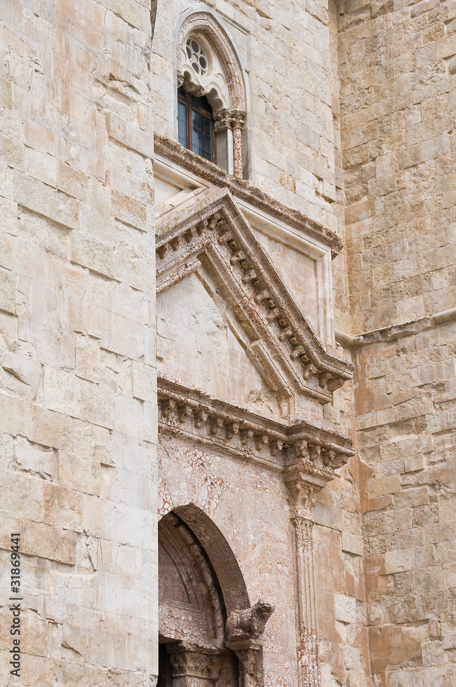 Detail of Castel del Monte. Andria. Apulia.