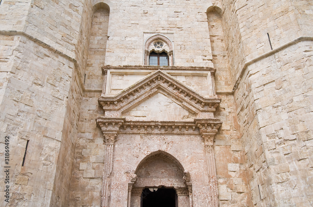 Detail of Castel del Monte. Andria. Apulia.