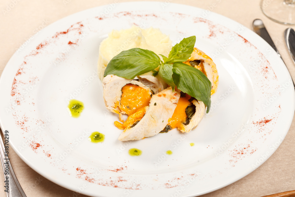 chicken fillet with ppotatoes chicken fillet with ppotatoes