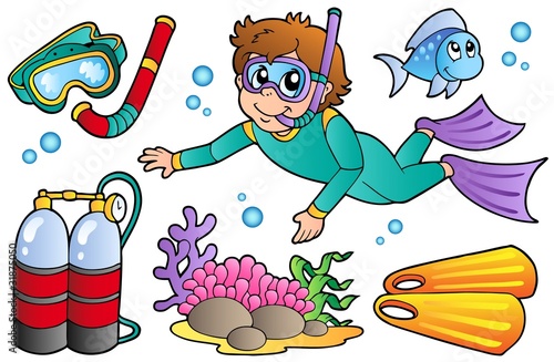 Scuba diving collection