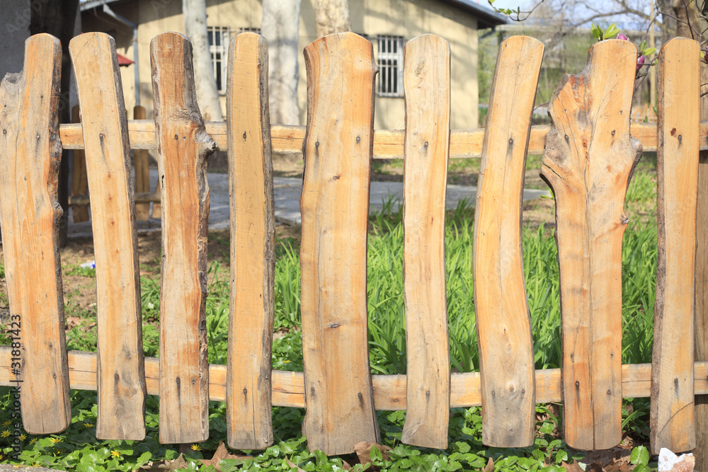 wooden fence wooden fence