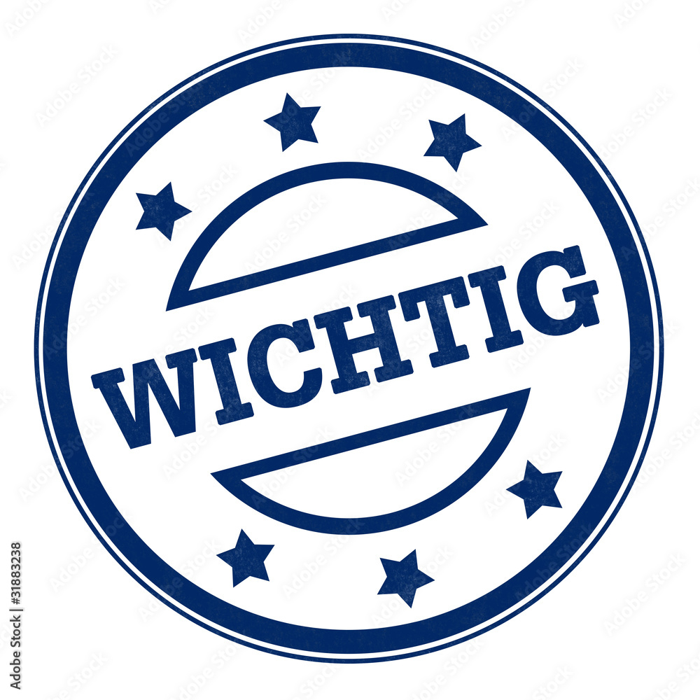 WICHTIG button StockIllustration Adobe Stock