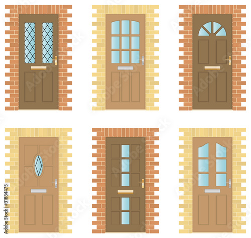 Wooden Doors Set