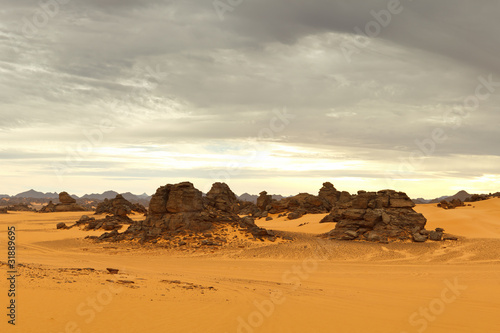 Akakus  Acacus  Mountains  Sahara  Libya