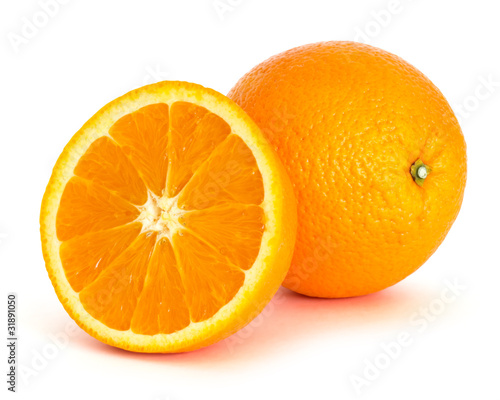 orange with clipping path