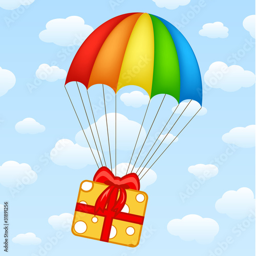 gifts on parachutes