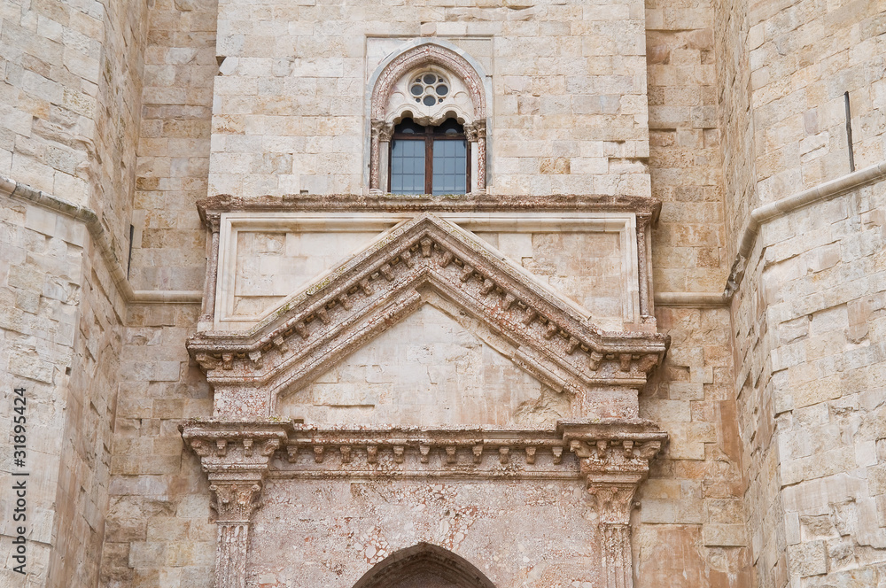 Detail of Castel del Monte. Andria. Apulia.
