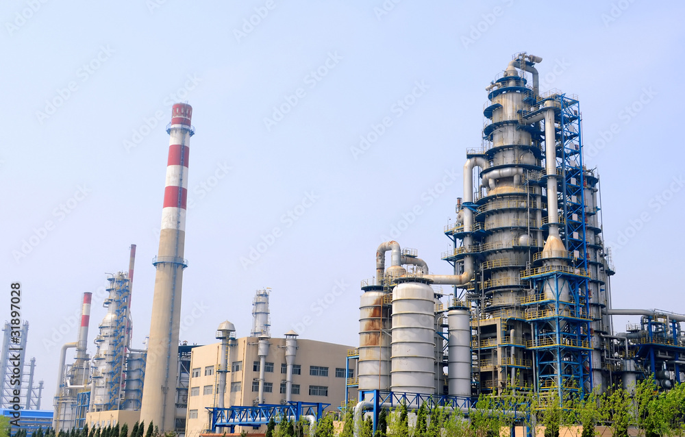 Petrochemical works