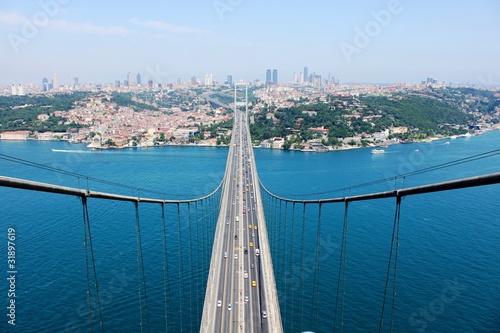 Stampa su tela Bosphorus Bridge