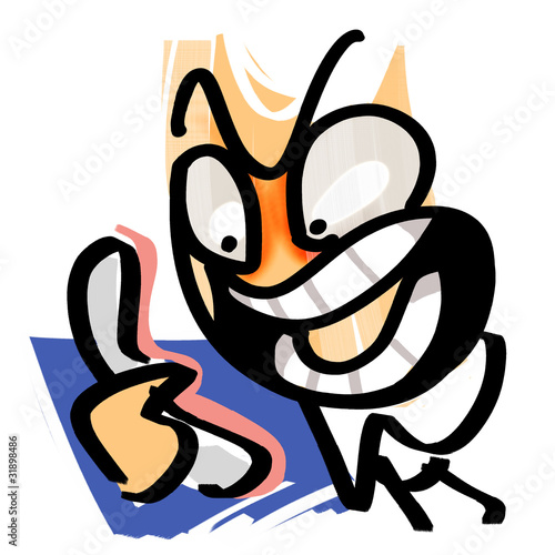 電話-口で怒る男