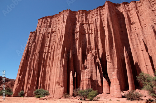 Sanstone cliffs, Talampaya National Park, Argentina photo