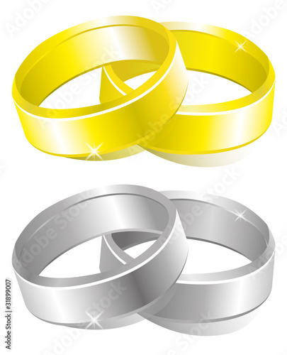 Eheringe Ringe Hochzeit gold silber