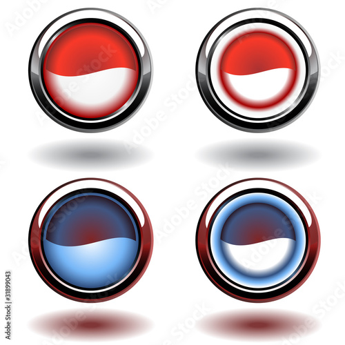 Free Download Push Button Set - GFXLoad