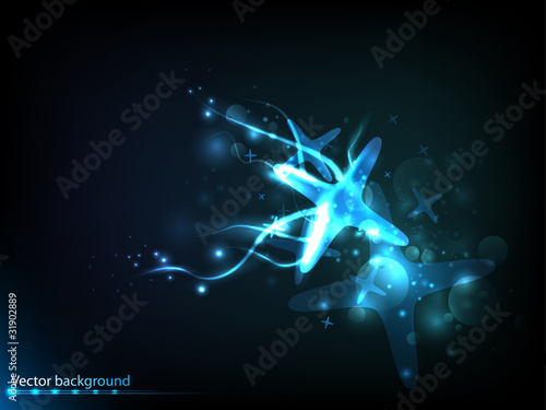 Hi-Tech background with place for your text. Vector