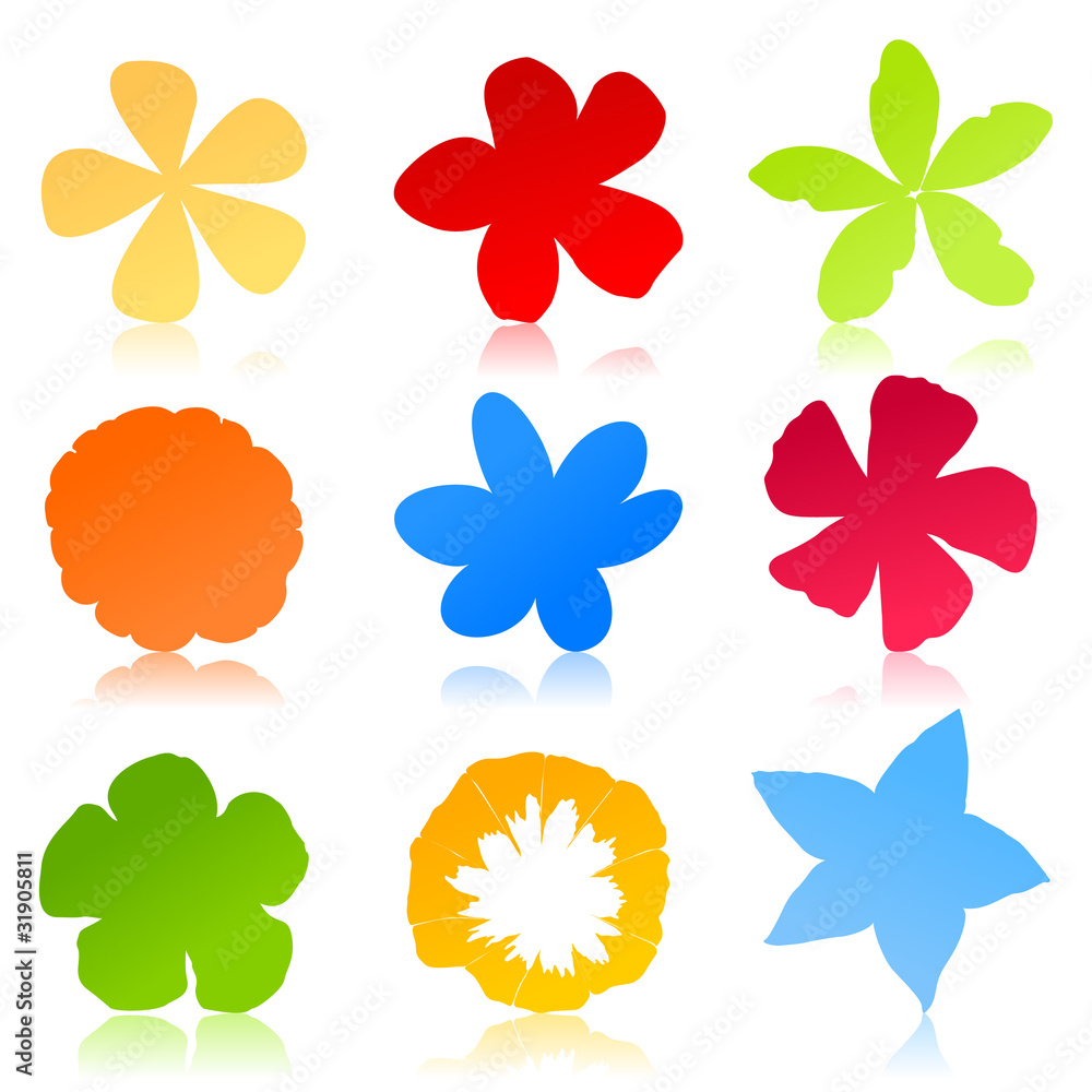 Obraz premium Flower icon