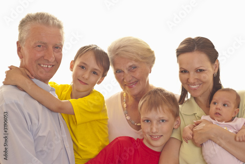 happy family of six © Privilege