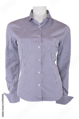 Female checkered shirt