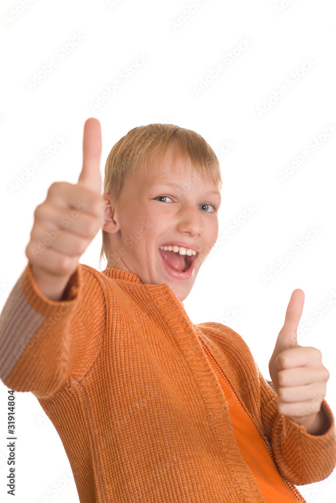 boy in the orange shirt boy in the orange shirt