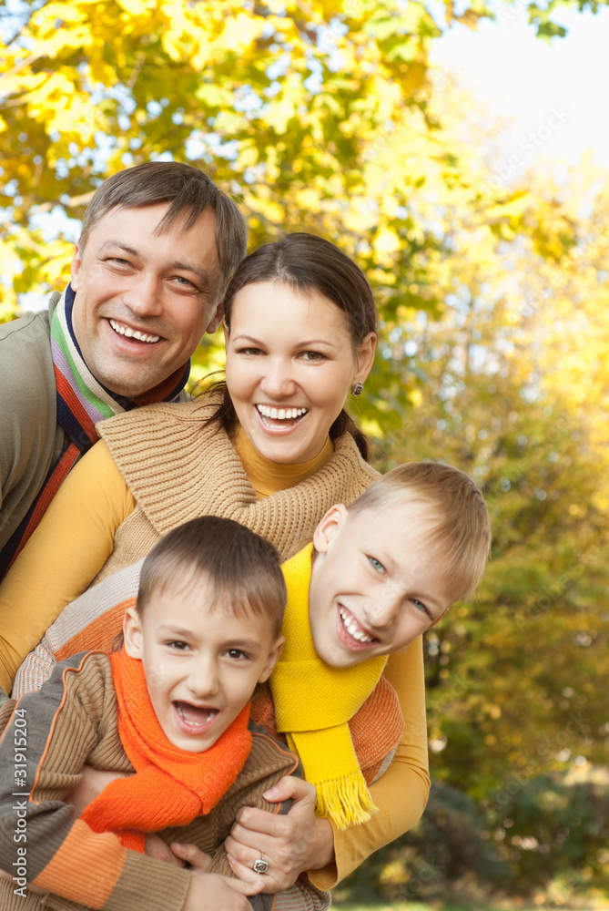 portrait of a happy family portrait of a happy family