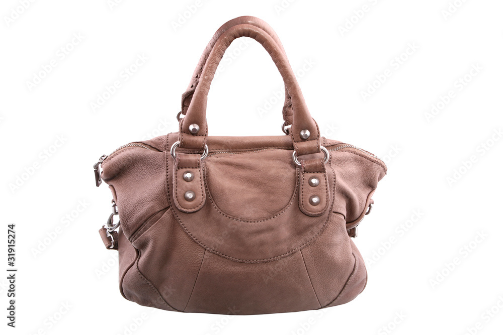 Female leather handbag