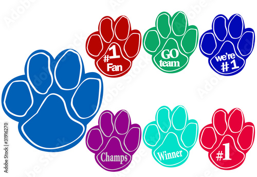 Foam paws
