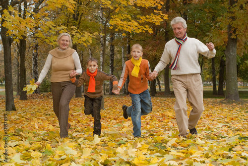 beautiful family of four