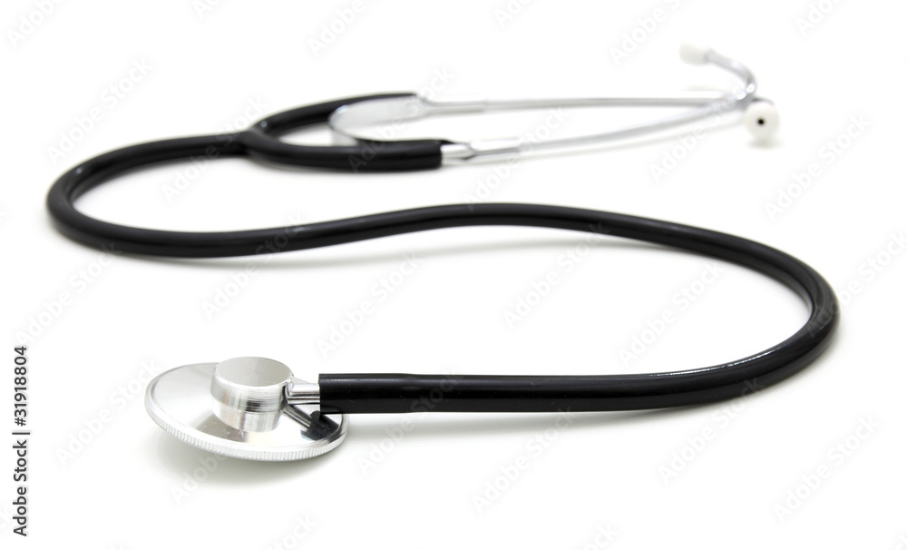 sthetoscope isolated over a white background. sthetoscope isolated over a white background.