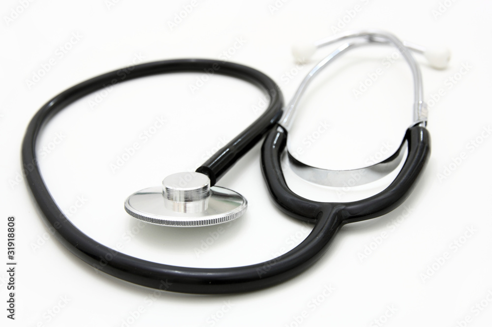 sthetoscope isolated over a white background. sthetoscope isolated over a white background.