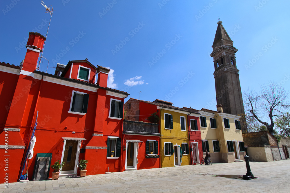 Fototapeta premium les couleurs de burano à venise