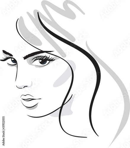 beauty girl face
