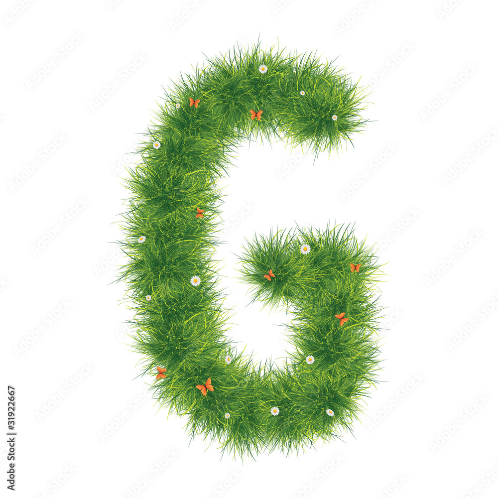 Grass Alphabet A-Z Grass Alphabet A-Z