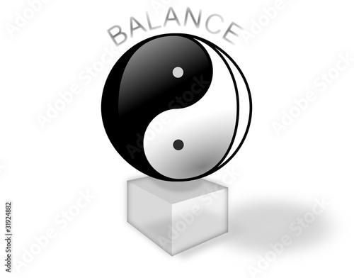 Ying Yang Illustration - Balance