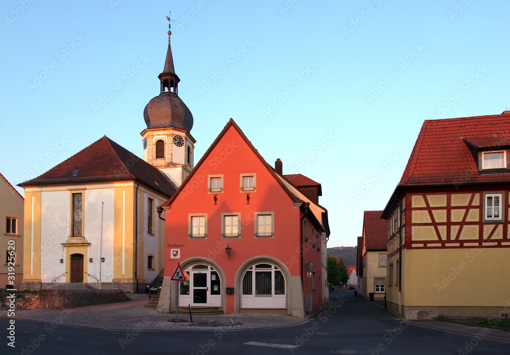 Fototapeta premium Katholische Kirche in Rödelsee