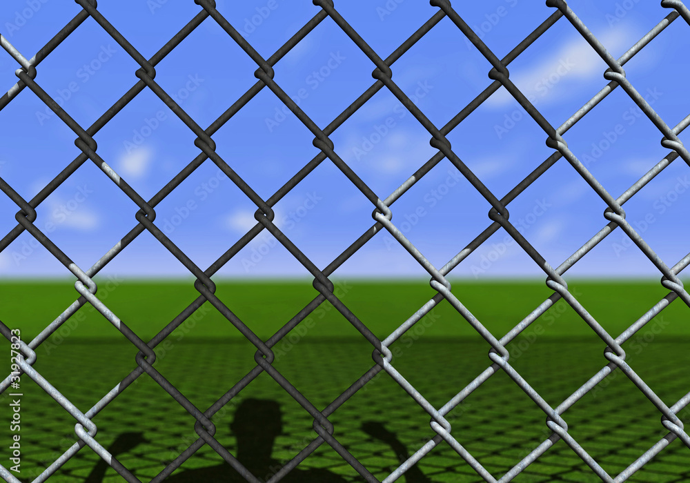 Naklejka premium watching the freedom