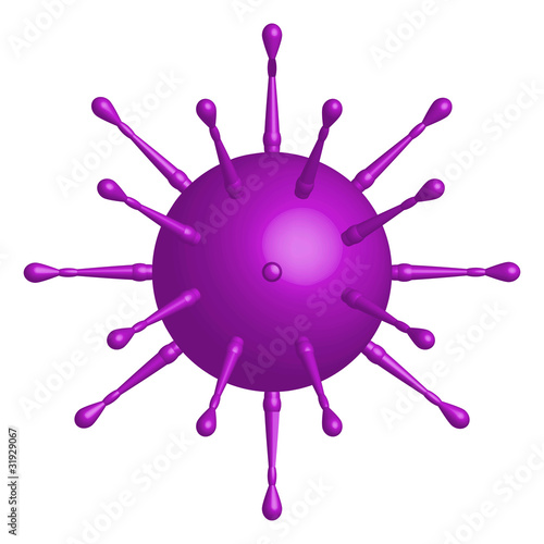 Magenta Virus Shape