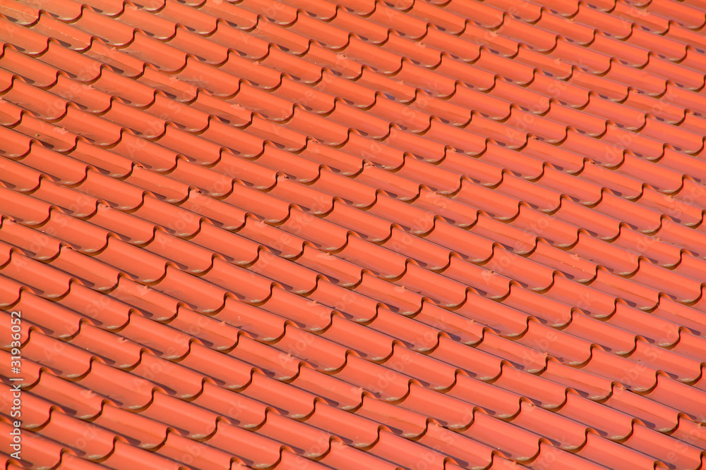 Pattern of red roof Pattern of red roof