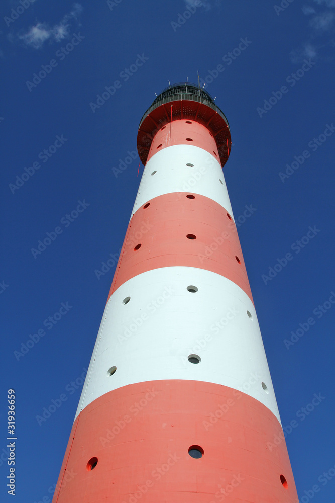 Detailansicht vom Westerhever Leuchtturm