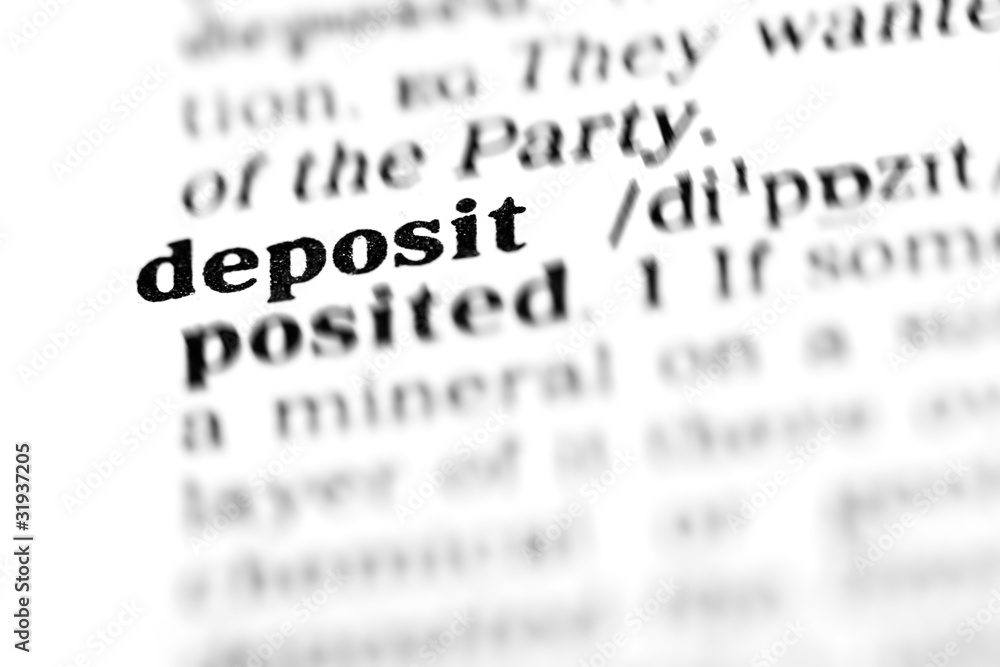 deposit (the dictionary project) deposit (the dictionary project)