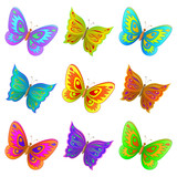 Set butterflies
