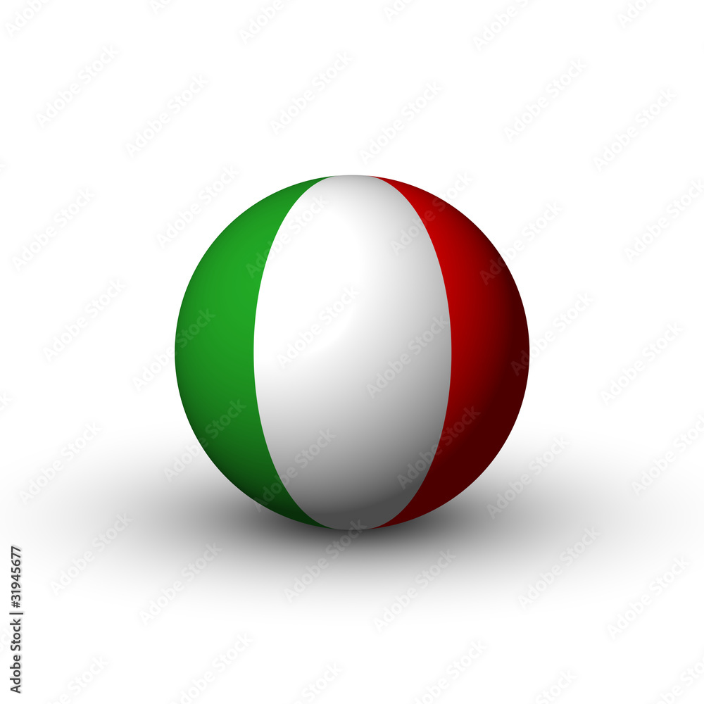 Flagge Italien Stock Illustration